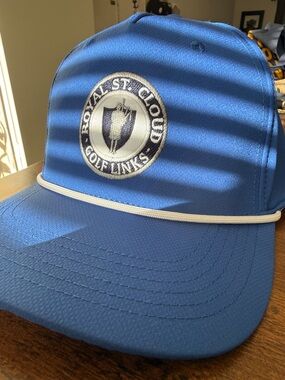 Royal St. George Blue Golf Cap with White Trim